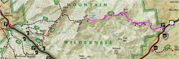 East Trail to Rocky Peak Ridge